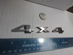 2016 Jeep 4X4 Lettering Rear Gate & Doors Emblem. Fixed Price $12.00.