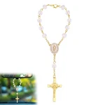 Lasuroa Rosary For Car Mirror Hanging, Stylish Rear View Transparent. Fixed Price $12.75.