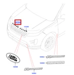 Genuine Rr Evoque 2019 Gloss Black Range Front Name Plate LR162798/LR174361. Fixed Price $79.09.