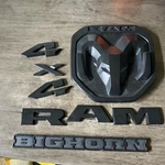 Oem 2019 - 2026 Ram 1500 Bighorn Black Emblem Rear Badge Tailgate 68276321AB Set. Fixed Price $79.00.