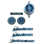 Datsun 1200 Front Grille, Rear & Fender Badge Emblems Complete Set Replacement. Fixed Price $138.00.