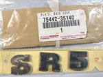 Toyota 75442-35140. "SR5" Rear Emblem. Oem Refurbished. 2003/2009 4RUNNER. Fixed Price $10.00.