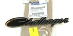 15-20 Dodge Challenger Front Grille Chrome Black Script Nameplate Emblem Oem. Fixed Price $102.57.