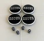 8 Piece Range Rover Wheel Center Hub Caps & Tire Valve Stem Set Land. Fixed Price $44.95.