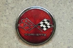 1975-76 Corvette Front Bumper Emblem New Nos. Fixed Price $140.00.