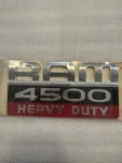 08-12 Dodge Ram 4500 Heavy Duty Emblem Badge Nameplate Oem New Mopar 55277315AC. Fixed Price $75.00.