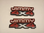 Pair 2 Gmc 1984-1990 Jimmy 4X4 Front Fender Side Emblems Badge Logo 37140468. Fixed Price $22.55.