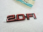 Nos 1985 1986 Chevrolet Cavalier "2.0 Fi" Front Fender Name Plate Gm 14091735 Dp. Fixed Price $18.00.