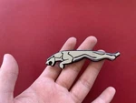 1986-1988 Jaguar XJ6 Center Dash Console Chrome Emblem Oem Bbc 6593 Jf 7955. Fixed Price $25.00.