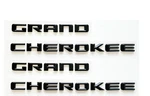 Pcs Matte Black Grand Cherokee 3D Letters Emblems Nameplate Fit 2014-2018. Fixed Price $38.95.