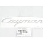 Genuine Porsche Cayman Trunk Script Emblem (aluminum Satin) 98755923901. Fixed Price $89.95.