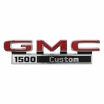 Pair Front Fender Emblem Gmc Custom Trim Parts Fits C15/C1500 Pickup 9822. Fixed Price $151.07.