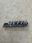 Vintage 1974-1981 Vw Jetta Fuel Injection Emblem Badge Volkswagen. Fixed Price $30.99.