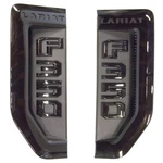 New Oem 17-22 Ford F350 Super Duty Lariat Sport Fender Emblem Lh Rh Set Black. Fixed Price $287.94.
