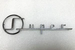 1956 Buick Super Chrome Metal Script/emblem #1167054 9.75" Rear Quarter Vg Cond.. Fixed Price $77.95.
