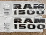 Chrome Ram 1500 Emblem Set Front Door 2012-2019 Dodge Oem Mopar 68149702AA. Fixed Price $148.89.