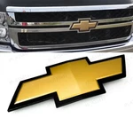 Front Bowtie Emblem Gold Black Fit 2011-2014 Silverado 2500HD 3500HD Pn 22829420. Fixed Price $49.75.