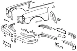 Genuine Mercedes-benz Star 180-888-01-09. Fixed Price $65.53.