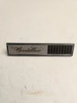 Original 1964 Cadillac Seville Metal Dash Badge. Gm #1481439. Fixed Price $25.00.