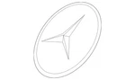 Genuine Mercedes-benz Emblem 906-817-04-16-5337. Fixed Price $9.22.