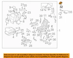 72128-60050-B0 Toyota Cover, Seat Track Bracket, Inner Front Lh 7212860050B0,. Fixed Price $35.90.