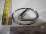 Lexus Chrome Emblem Oval Oem Original Used Bagde Genuine. Fixed Price $11.99.