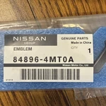 Genuine Nissan Nameplate 84896-4MT0A 2024-25 Rogue Sv Emblem New Oem. Fixed Price $54.99.