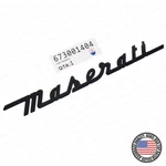 Maserati Matte Black Trunk Nameplate Logo Emblem Badges Ghibli Accessories. Fixed Price $40.00.