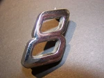 1952 Desoto 8 Quarter Panel Emblem Oem #1456551 Firedome Fireflite Sportsman. Fixed Price $74.98.