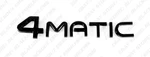 Black Trunk Emblem Badge Logo Letters For Mercedes-benz Eqs 53 Eqe Amg 4MATIC. Fixed Price $134.99.