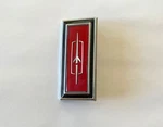 1971 1972 Oldsmobile Delta 88 Roof Mounted Side Pillar Badge Emblem Assy Nos. Fixed Price $69.95.