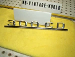Mercedes Genuine 78-85 C123 300CD Rear Deck Lid Metal Chrome Emblem,not Gold. Fixed Price $53.75.