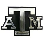 Texas Aggies Chrome Plastic 3D Decal Ncaa Fan Team Logo Auto Truck Car Emblem. Fixed Price $8.00.