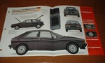Volkswagen Scirocco Original Imp Brochure Specs Info Vw 1974-1981. Fixed Price $12.99.