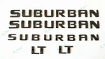 5PCS Gloss Black Suburban Lt Nameplate Emblem Letter 2007-20 Chevrolet. Fixed Price $44.80.
