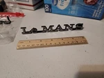 1973 1977 Pontiac Nos Front Fender Lemans Name Plate Gm # 491150. Fixed Price $75.00.