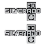 Holley 04-554 81-88 Silverado 30 Fender Badge, Pair. Fixed Price $189.99.