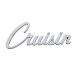 United Pacific S1011 Chrome Die-cast "cruisin" Emblem. Fixed Price $19.95.