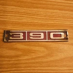 1968 Ford "390" Galaxy Metal Fender Emblem - P/n C8AB 16237 Broken. Fixed Price $6.99.
