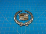 Cadillac Hood Ornament Wreath Crest Emblem Oem 25676908 25676910 Genuine Gm Part. Fixed Price $37.49.
