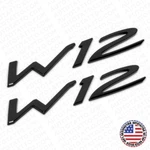 2X Bentley Continental Gt Speed W12 Sidehead Fender Badge Emblem Gloss Black. Fixed Price $89.99.