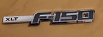 09 10 11 12 13 14 Ford F-150 Xlt Driver Side Fender Emblem Logo Badge Oe. Fixed Price $29.99.