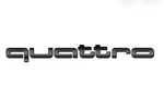 Audi Quattro Gloss Black Trunk Emblem Badge Oem Sealed 4KE-071-806 Lettering New. Fixed Price $99.95.