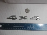 2017 Jeep 4X4 Lettering Rear Gate & Doors Emblem. Fixed Price $12.00.