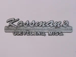 Vtg Kossman's Cadillac-olds Cleveland Mississippi Metal Dealership Badge Emblem. Fixed Price $36.75.