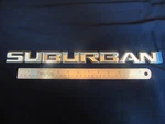 New Oem Gm 2000-2006 " Suburban Chrome Emblem Badge Nameplate. Fixed Price $31.99.