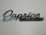 1966 Chevrolet Caprice Trunk Emblem Script 7596291 Chevy. Fixed Price $65.00.