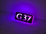 Rgb Front Grill Badge Emblem For Infiniti G37 Flow Series Bluetooth App Controls. Fixed Price $154.99.