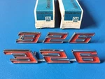Nos Pair Gm 1967 Pontiac Lemans Tempest 326 Front Fender Emblems 9787903 9787904. Fixed Price $84.50.
