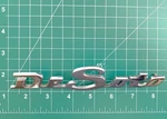 1946 1947 1948 1949 Desoto Used Oem Mo-par Fender Emblem Nameplate !. Fixed Price $129.95.